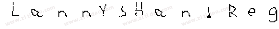 LannysHand Regular字体转换